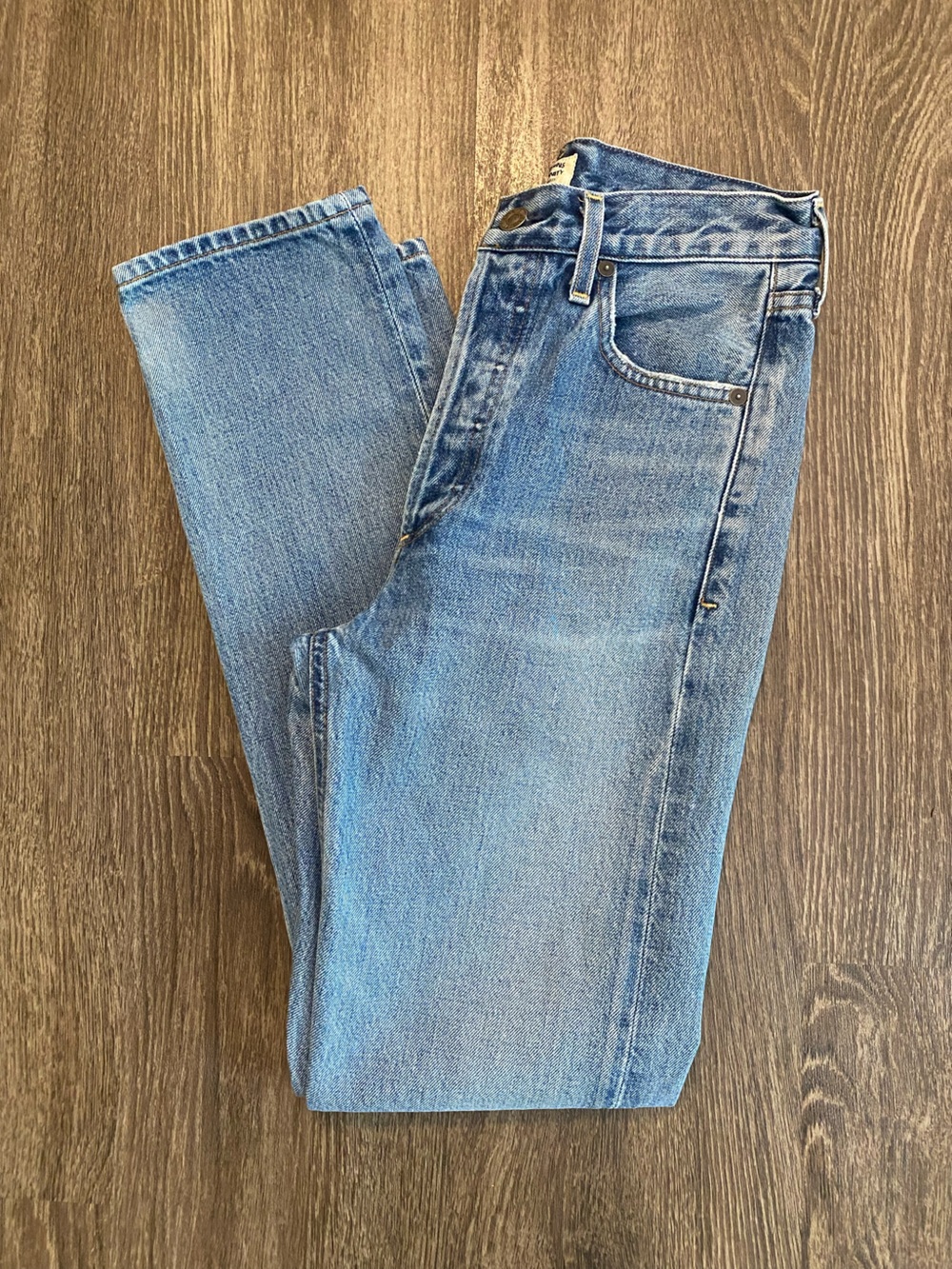 Aritzia Citizens of Humanity Premium Vintage Charlotte High Rise Straight SZ 24 - Picture 9 of 16